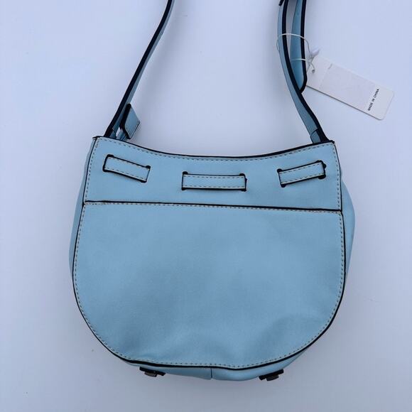 Simply Noelle All Tied Up Small Crossbody Bag In Carolina Blue Spring Minimalist - Picture 6 of 15